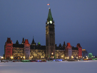 Parliment Hill at Dusk